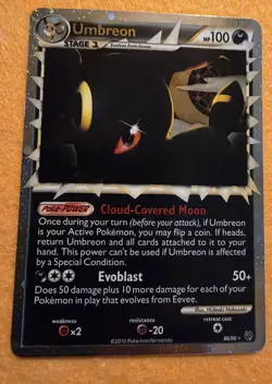 Pokemon TCG Umbreon Prime 86/90 HGSS Undaunted Ultra Rare Holo NM - Image 1
