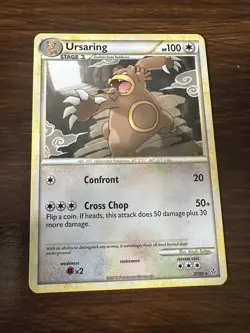 Ursaring 27/95 HG&SS Unleashed Pokemon TCG LP - Image 1