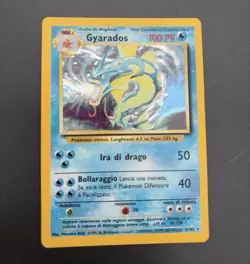 6/102 Pokemon Gyarados Holo Set Base No Shining Charizard No Prima Edizione - Image 1