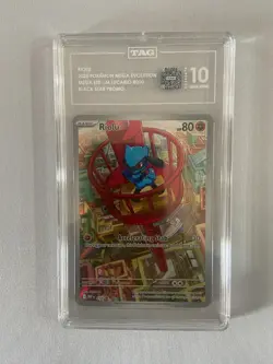 2025 Pokemon Mega Evolution Black Star Promo Riolu #010 TAG 10 #0479 - Image 1