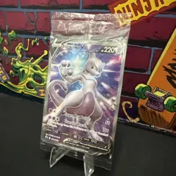 SEALED NM Mewtwo V Black Star Promo Full Art Holo Pokemon SWSH229 - Image 3