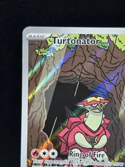 Pokemon Turtonator 146/142 Stellar Crown Illustration Rare Full Art Near Mint - Image 4