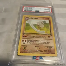 1999 Pokemon Jungle 1st Edition Marowak #39 PSA 10 - Image 1