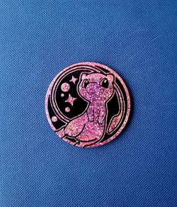 Pokemon TCG: 1x Promo Coin - Pink Mew Flip Coin - Image 1