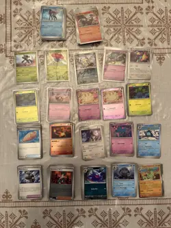 200 Pokemon Phantasmal Flames Bulk Common, Uncommon, Rare, Holo, Reverse Holo - Image 1