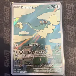 Drampa Holo Illustration Rare Pokemon TCG SV05: Temporal Forces 184/162 NM - Image 1