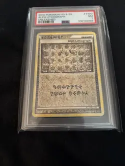 2010 POKEMON HEARTGOLD & SOULSILVER UNLEASHED #TWO ALPH LITHOGRAPH PSA 7 - Image 2