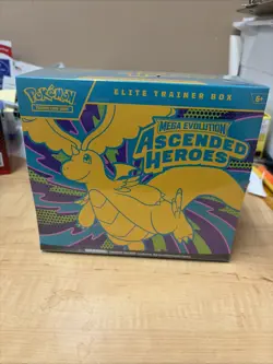 Pokemon Mega Evolution Ascended Heroes Elite Trainer Box Sealed New ships ASAP - Image 1