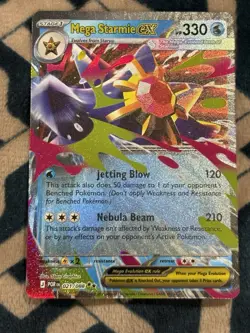 Mega Starmie ex 21/88 Double Rare Pokemon Perfect Order ME03 NM - Image 1