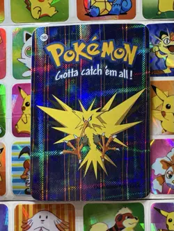 Pokemon 151 Vintage Pocket Monsters Vending HOLO Prism Sticker 2000 Nintendo - Image 2