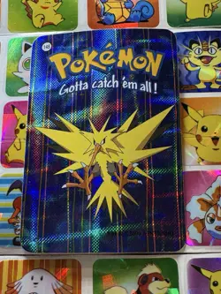 Pokemon 151 Vintage Pocket Monsters Vending HOLO Prism Sticker 2000 Nintendo - Image 3