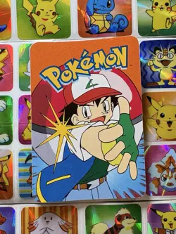 Pokemon 151 Vintage Pocket Monsters Vending HOLO Prism Sticker 2000 Nintendo - Image 5
