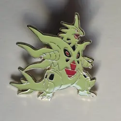 Pokemon TCG Official Enamel Pin Lot 6 Rayquaza Dragonite Darkrai Tyranitar Pins - Image 2