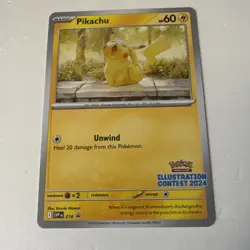2025 Pokemon SV Black Star Promos - SVP EN Pikachu Illustration Contest #214 - Image 1