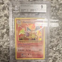 Pokemon TCG Classic Charizard 003/032 Holo Rare Japanese Beckett Graded 9 - Image 1