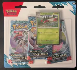 Pokemon Scarlet and Violet Journey Together 3 Pack Blister Factory Sealed New - Image 1