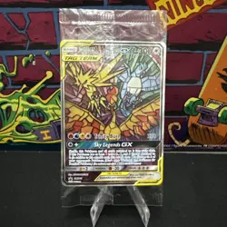 SEALED Moltres Zapdos & Articuno GX Hidden Fates Pokemon Black Star Promo SM210 - Image 1