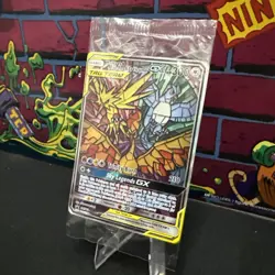 SEALED Moltres Zapdos & Articuno GX Hidden Fates Pokemon Black Star Promo SM210 - Image 3