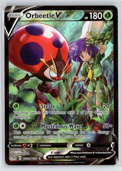 Pokemon SWSH11: Lost Origin Trainer Gallery #TG12/TG30 Orbeetle V NM - Image 1