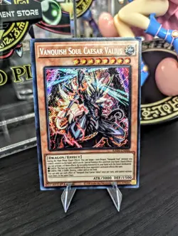Yu-Gi-Oh! Vanquish Soul Caesar Valius Secret Rare RA04-EN046 - Image 1