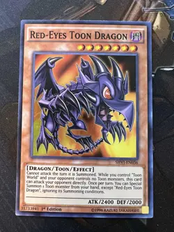 Red-Eyes Toon Dragon - SHVI-EN036 Super Rare 1st Edition LP - Image 1