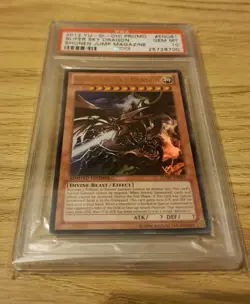 Yugioh Slifer the Sky Dragon JUMP-EN061 PSA 10 Ultra Rare - Image 2