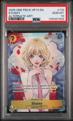Stussy One Piece Op13-Carrying On His Will 110 2025 PSA 10 - Image 1