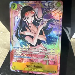 Nico Robin Alt Art EB03-055 SR - English NM One Piece Heroines - Image 3