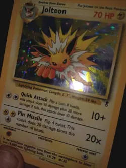 Pokemon Jolteon 14/110 Legendary Treasures Holo Rare Card Vintage NM NEAR MINT! - Image 5