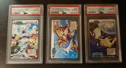 PokePark Adventure Cards Set Of 3 PSA 10 - (LOW POP) - Image 1