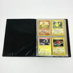 Vintage 1999 Pokemon Binder Wizards of the Coast Binder with 56 Cards - Image 5