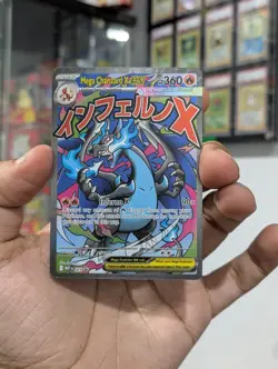 Pokemon Card 2025 MEGA CHARIZARD X EX MEP 023 Black Star Promo Mega Evolution - Image 2