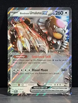 Bloodmoon Ursaluna ex 177 Sv: Scarlet & Violet Promo Cards Holo - Image 1