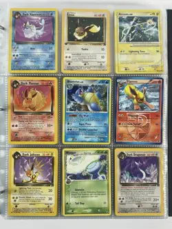 Pokemon Card Collection VTG Binder Holo Rare E-Reader WoTC Blastoise Eeveelution - Image 1