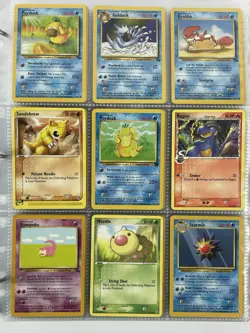 Pokemon Card Collection VTG Binder Holo Rare E-Reader WoTC Blastoise Eeveelution - Image 3