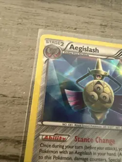 Pokemon Aegislash 86/146 XY Card Rare Holo Foil. LP. - Image 3