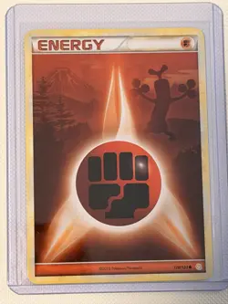 Pokemon Fighting Energy HeartGold SoulSilver Regular Card 120/123 MP Condition - Image 1