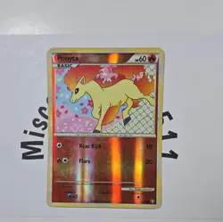 Ponyta 72/102 2010 Triumphant Set Pokemon Card TCG Reverse Holo - Lp - Image 1