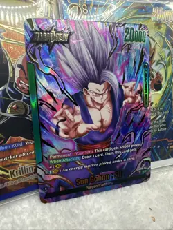 Son Gohan : SH FB09-049 L* Alternate Art Dual Evolution Dragon Ball Card Eng EX - Image 2