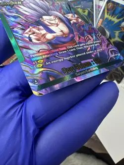 Son Gohan : SH FB09-049 L* Alternate Art Dual Evolution Dragon Ball Card Eng EX - Image 4