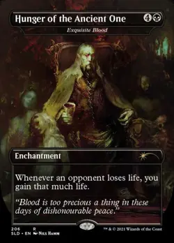MTG - Hunger of the Ancient One - Exquisite Blood - - Light Play - Foil - Image 1