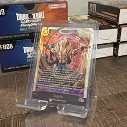 Gogeta FB09-122 Secret Rare Dual Evolution Dragon Ball Card English Fusion World - Image 1