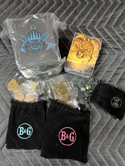 Magic Kamigawa Neon Dynasty Beadle & Grimm MTG Commander Deck Box Sleeves Tokens - Image 1