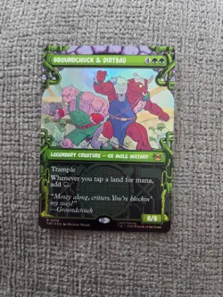 GROUNDCHUCK & DIRTBAG ~ NM ~ MTG - 0238 TMT Ninja Turtles TMNT SHOWCASE FOIL - Image 1