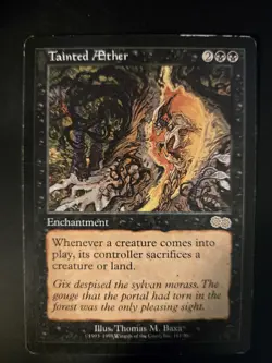 Tainted Aether MP Urza's Saga MTG FREE SHIPPING - Image 1