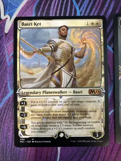 Basri Ket (Showcase)(NM) + Emblem - Core Set 2021 - MTG - Image 1