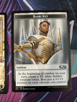 Basri Ket (Showcase)(NM) + Emblem - Core Set 2021 - MTG - Image 2