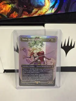 Terra, Herald of Hope (Borderless) Commander: Final Fantasy Foil NM - Image 2