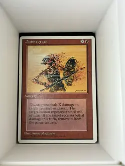1995 Magic The Gathering Unlimited Edition # Disintegrate. M19 - Image 1