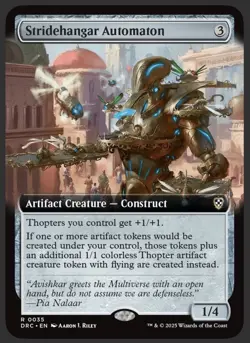 Stridehangar Automaton (Extended Art) Commander: Aetherdrift Regular - Image 1